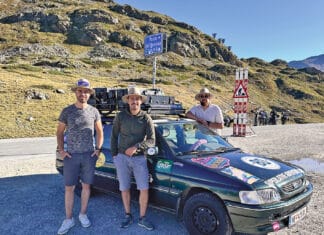 Drei Männer, „Jutta“ und tausende Kilometer für Kinderträume