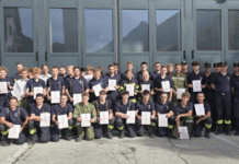 Ausbildung absolviert: 38 Feuerwehrmitglieder zu Tragkraftspritzen-Maschinisten geschult