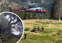 Waldbrand auf der Reisacher Sausengalm – Acht Stunden im Einsatz gegen die Flammen