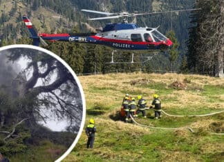 Waldbrand auf der Reisacher Sausengalm – Acht Stunden im Einsatz gegen die Flammen