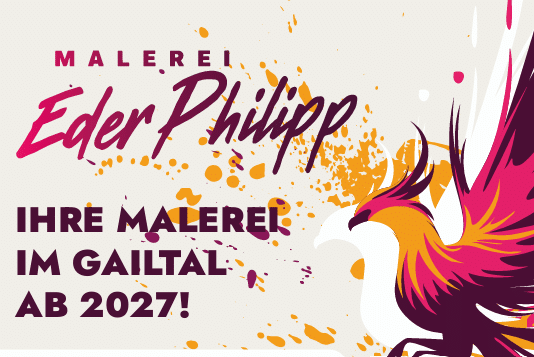 MALEREI EDER PHILIPP – IHRE MALEREI IM GAILTAL AB 2027!