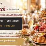 November-Brunch in der Südrast mit sonniger Laune und Top-Kulinarik!