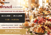 November-Brunch in der Südrast mit sonniger Laune und Top-Kulinarik!