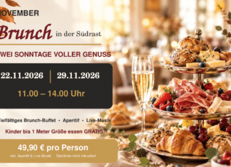 November-Brunch in der Südrast mit sonniger Laune und Top-Kulinarik!