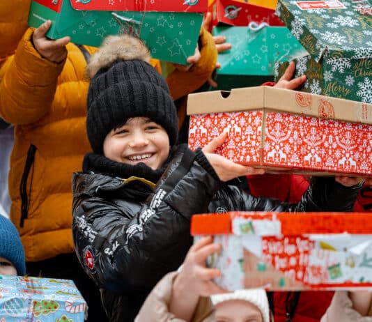 „Weihnachten im Schuhkarton“