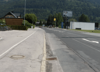 Sanierung an der B110 Plöckenpass Straße in Kötschach startet