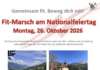 Sportlich durch den Nationalfeiertag – beweg dich mit beim Fit-Marsch!