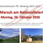 Sportlich durch den Nationalfeiertag – beweg dich mit beim Fit-Marsch!