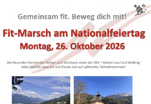 Sportlich durch den Nationalfeiertag – beweg dich mit beim Fit-Marsch!