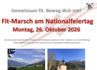 Sportlich durch den Nationalfeiertag – beweg dich mit beim Fit-Marsch!