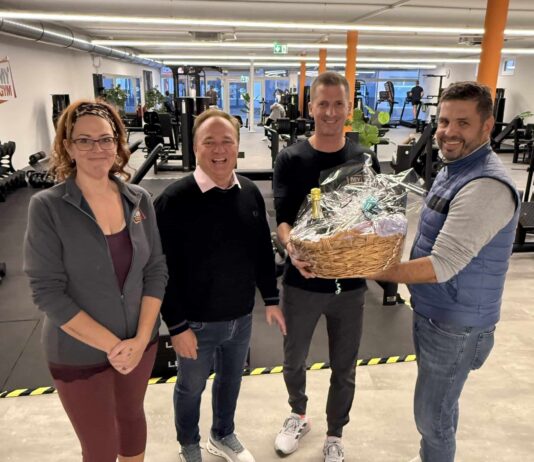 Siegfried Ronacher zu Besuch im „mygym“ in Hermagor