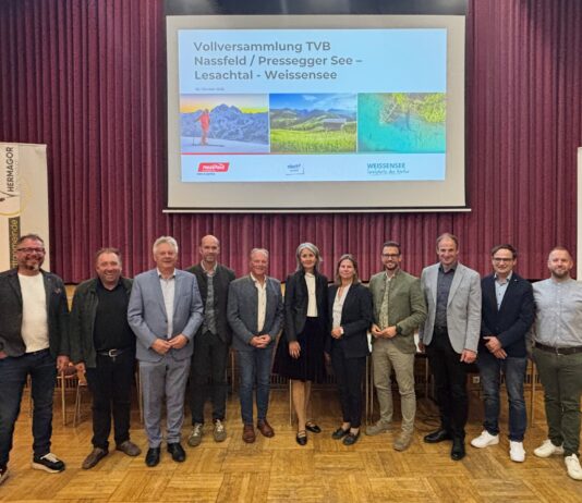 Künftiger TVB Nassfeld/Pressegger See – Lesachtal – Weißensee wählte Vorstand